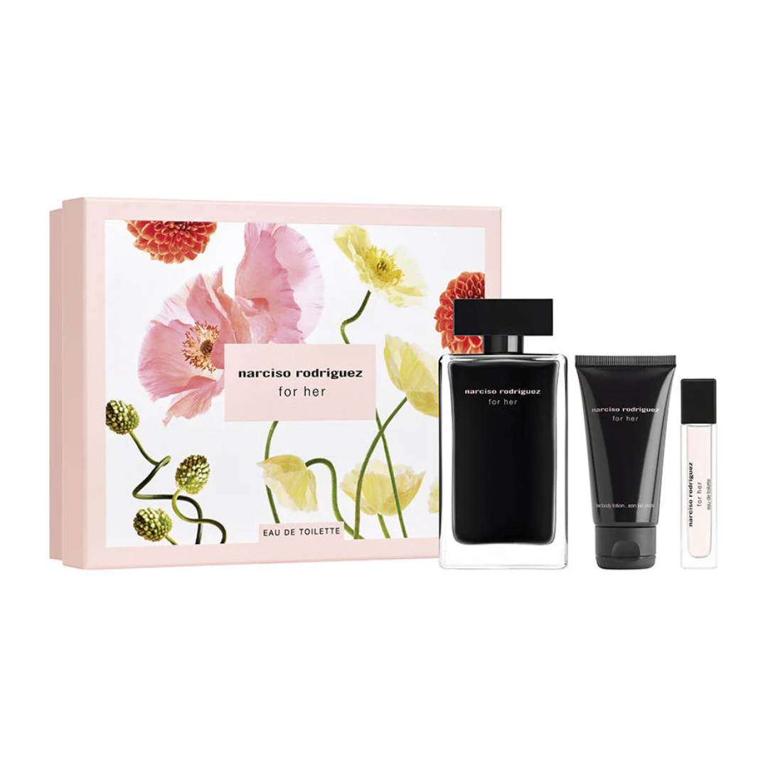 Narciso Rodriguez For Her Eau De Toilette 3-Piece Gift Set For