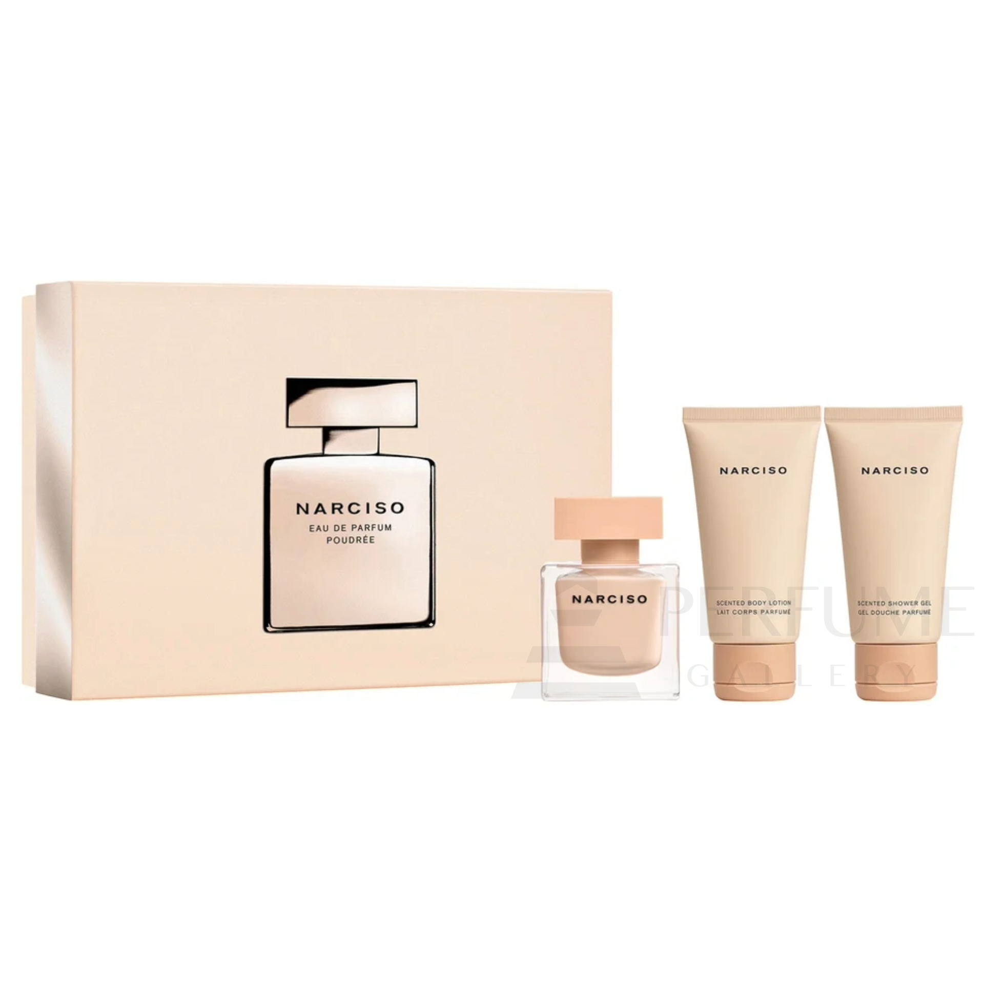 Narciso Rodriguez Poudree Eau De Parfum 3Pcs Gift Set for Women Perfume Gallery
