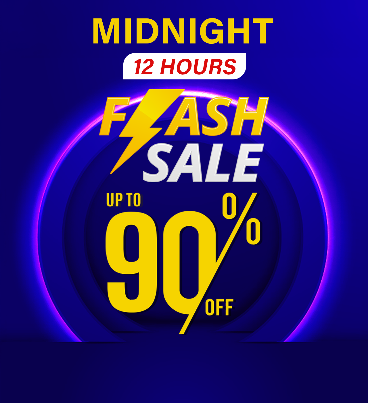 MIDNIGHT FLASH SALE UP TO 90% OFF