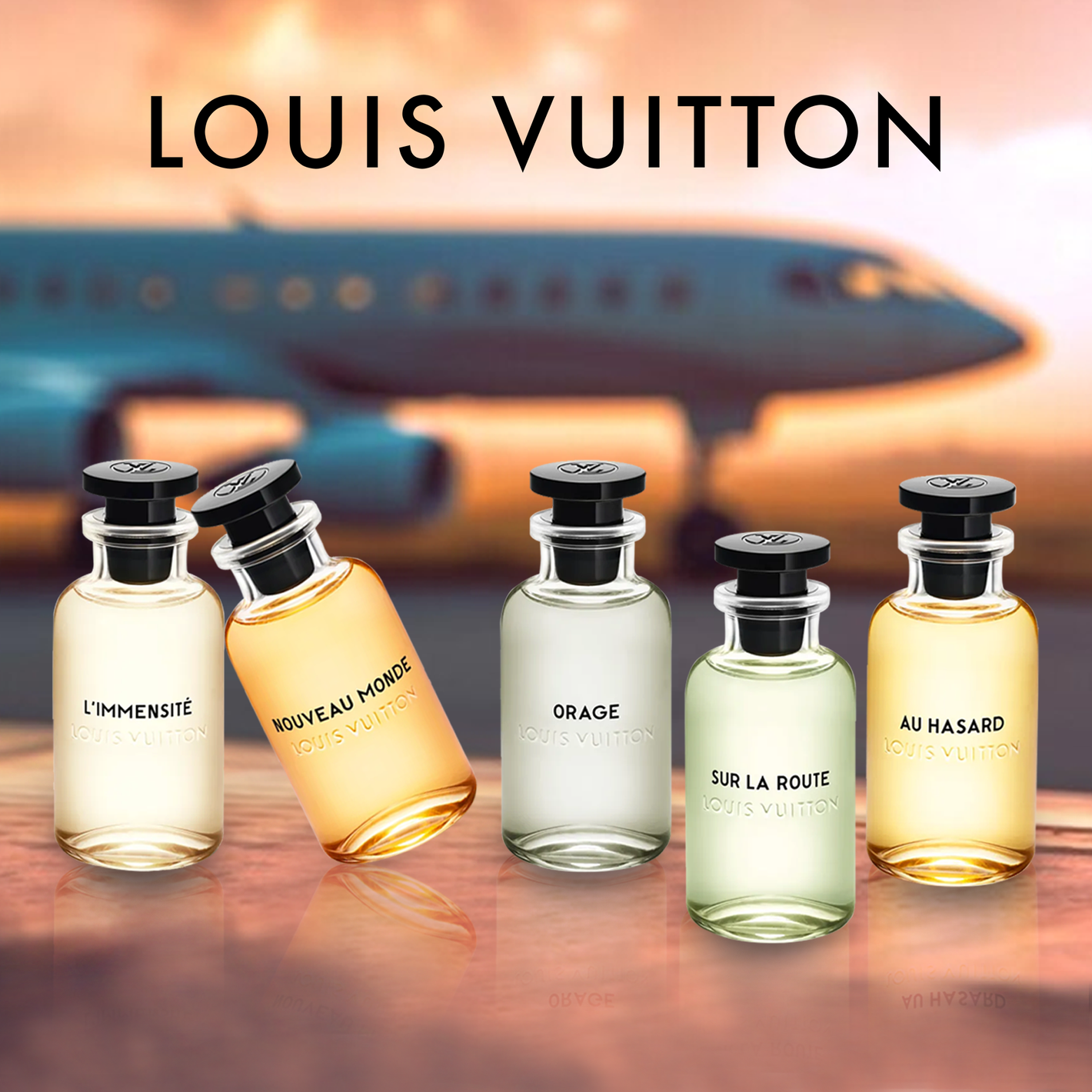 NEW LOUIS VUITTON Au Hasard Perfume Miniature Parfum Travel Splash 10 ml 34  oz