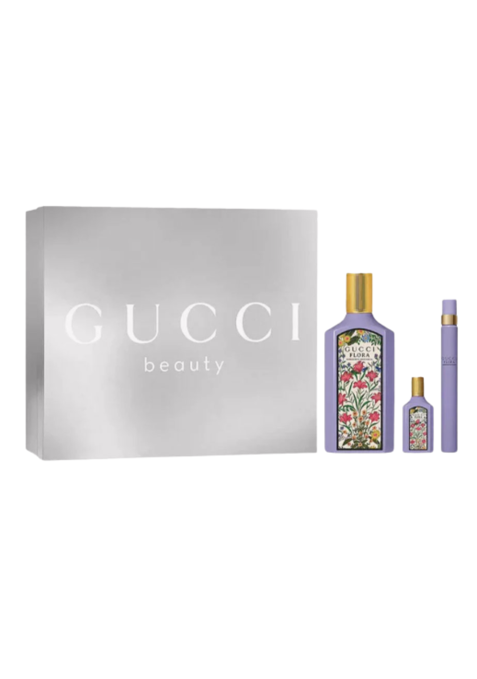 Gucci Flora Gorgeous Magnolia Women EDP Gift Set 100ml + 5ml + 10ml