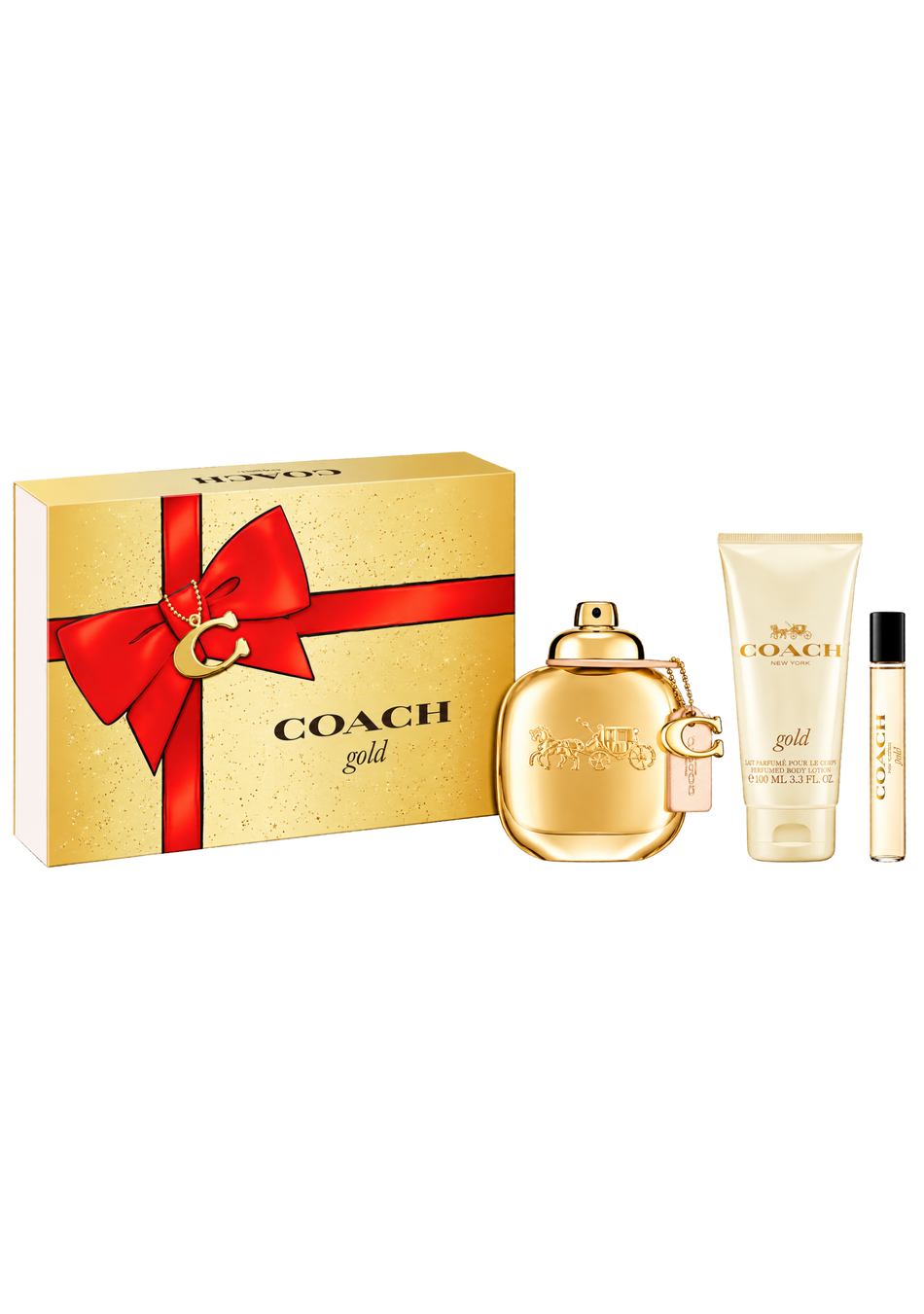 Coach Gold EDP Gift Set for Women – 3 Pieces