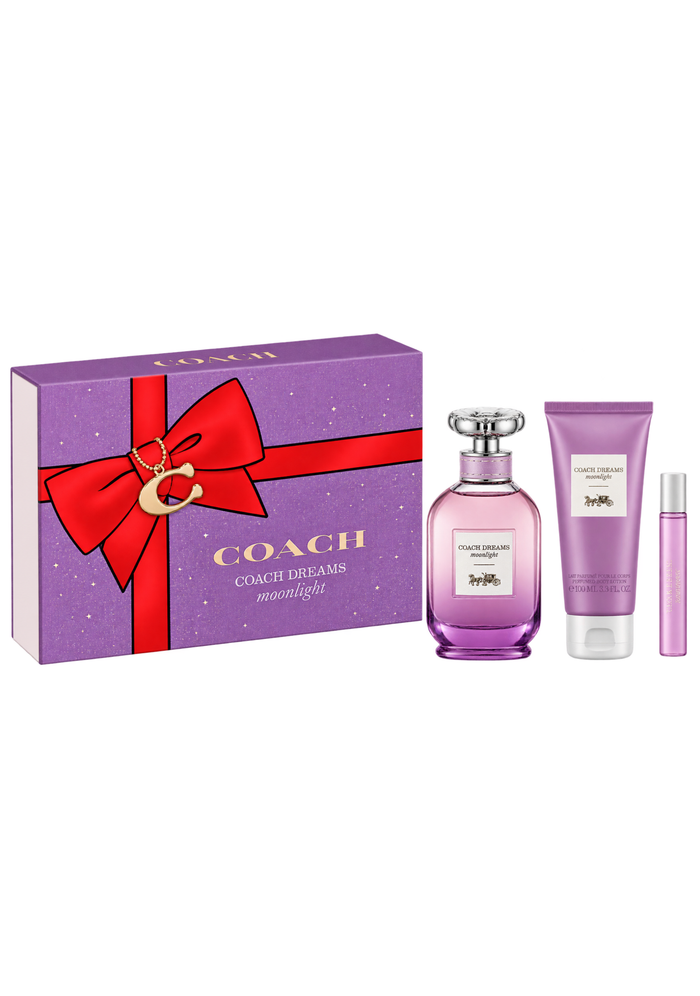 Coach Dreams Moonlight EDP Gift Set for Women – 3 Piece