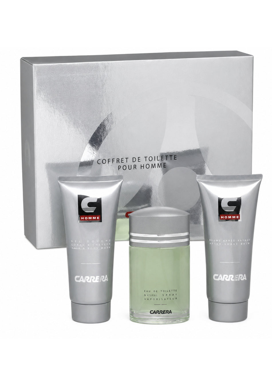 Carrera Pour Homme EDT Men 100ml + After Shave 150ml + Shower Gel 150ml