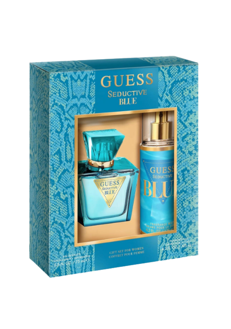 Guess Seductive Blue Femme EDT 75ml + Body Mist 125ml Gift Set for Women