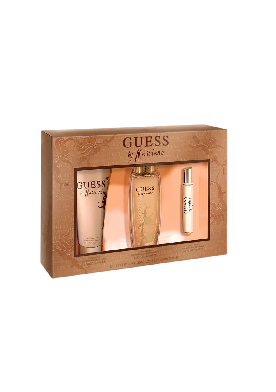 Guess By Marciano EDP 100ml + Travel Spray 15ml + Body Lotion 100ml Gift Set for Women