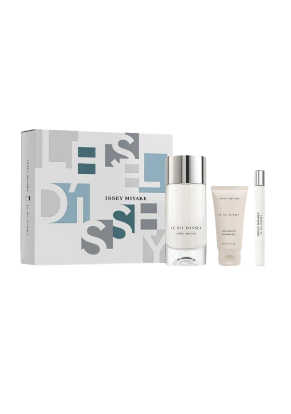 Issey Miyake Le Sel d'Issey EDT 100ml + Shower Gel 50ml + EDT 10ml Gift Set for Men