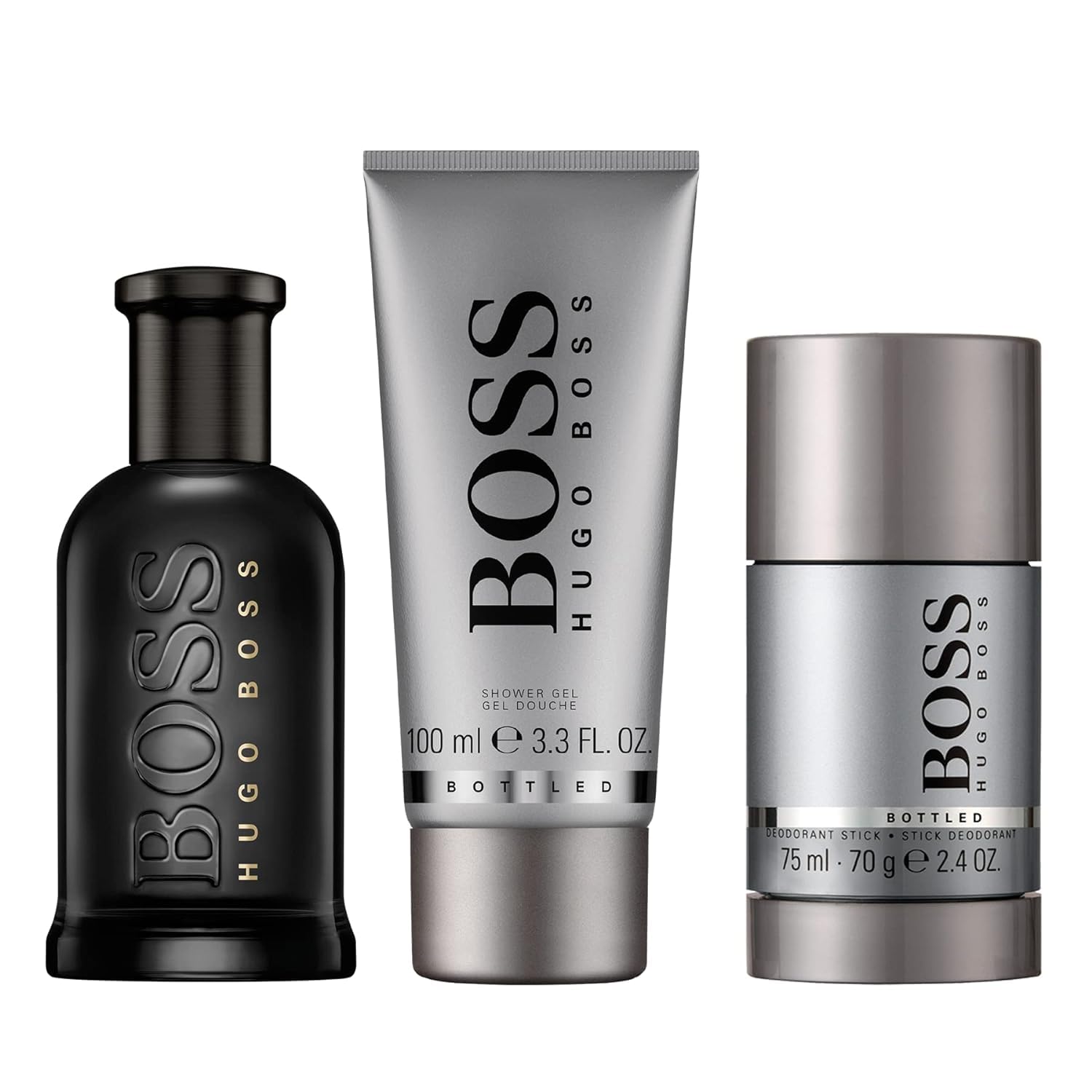 Hugo Boss Bottled Parfum 3 Piece Gift Set for Men Perfume Gallery