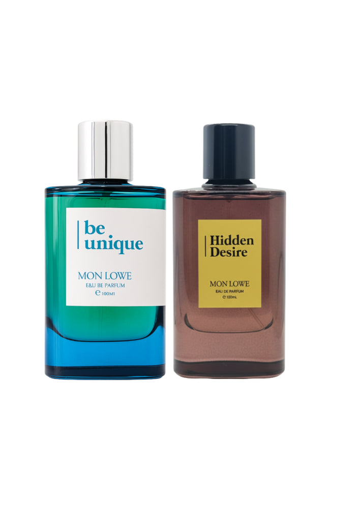 Mon Lowe Be Unique(M) 100ml + Mon Lowe Hidden Desire (U) 100ml