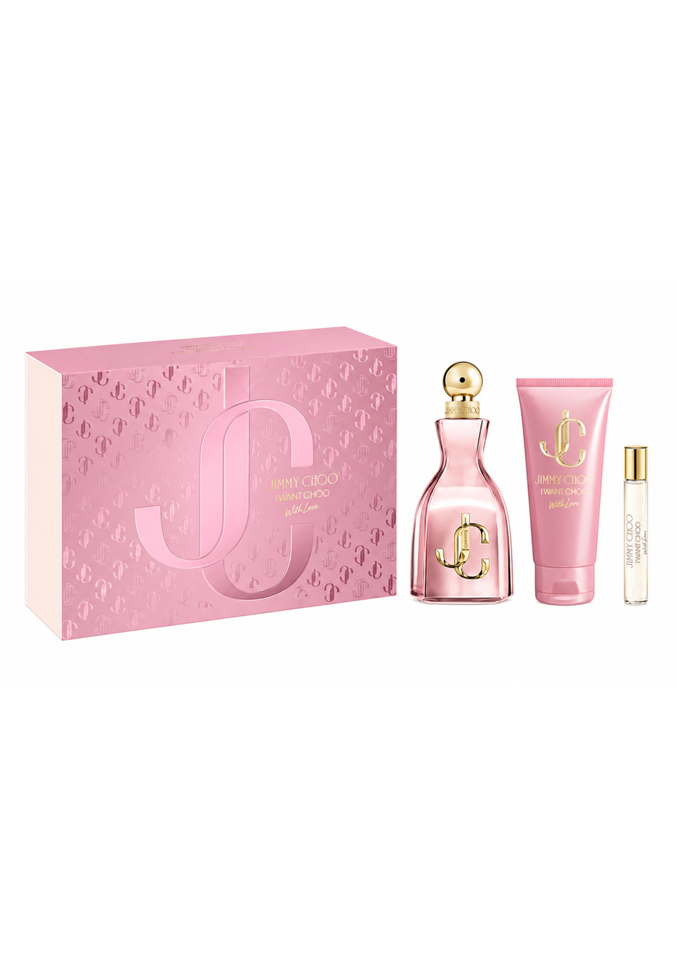 Jimmy Choo I Want Choo With Love EDP Gift Set for Women – 3 Pieces