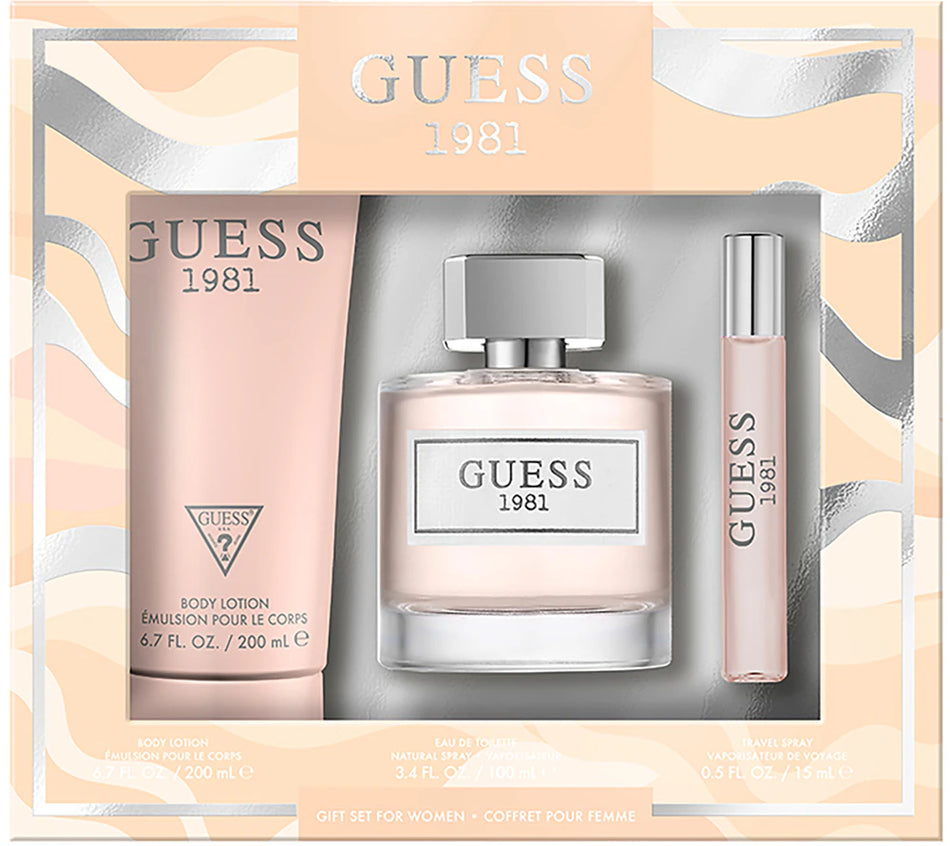 Guess 1981 Eau de Toilette 3-Piece Gift Set for Women