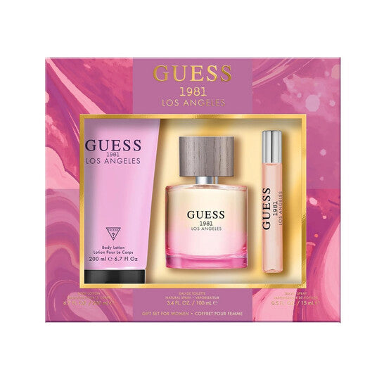 Guess 1981 Los Angeles Eau De Toilette 3-Piece Gift Set for Women