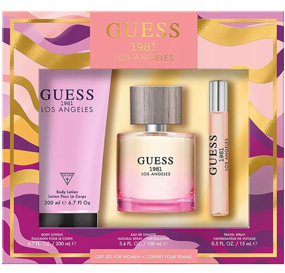Guess 1981 Los Angeles Eau De Toilette 3-Piece Gift Set for Women