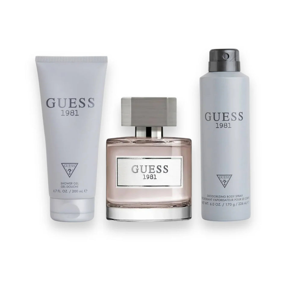 Guess 1981 Eau de Toilette 3-Piece Gift Set for Men