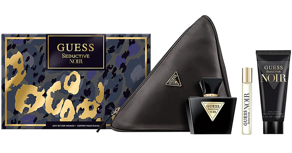 Guess Seductive Noir  Eau De Toilette 4-Piece Gift Set For Women