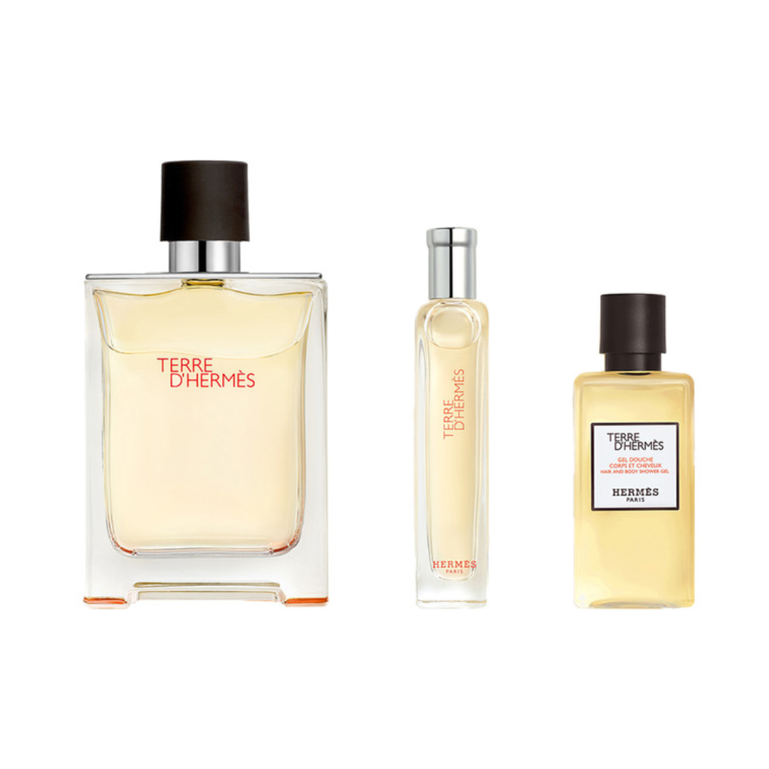 Hermès Terre D'Hermès Eau de Toilette 3-Piece Gift Set for Men