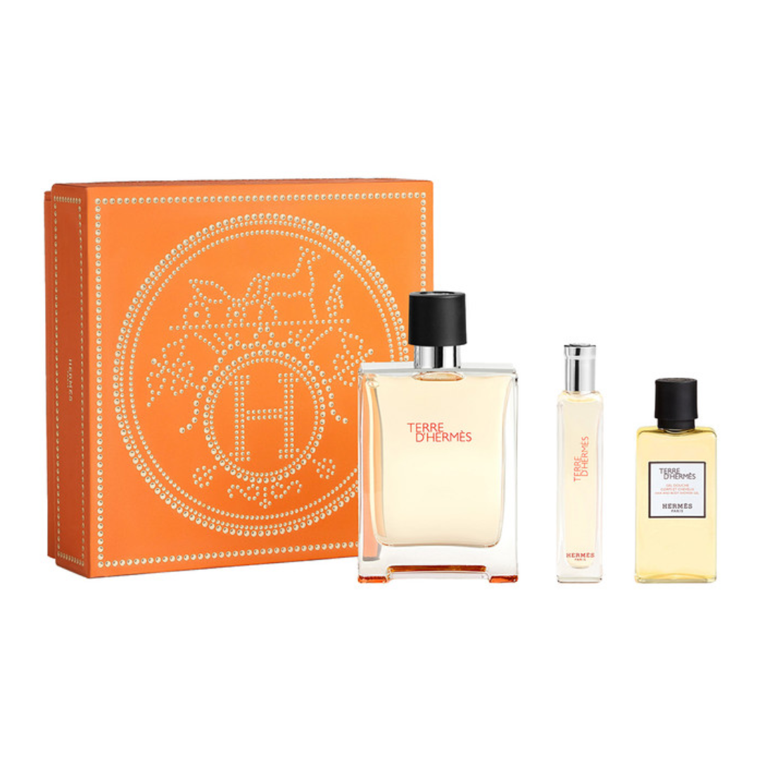 Hermès Terre D'Hermès Eau de Toilette 3-Piece Gift Set for Men