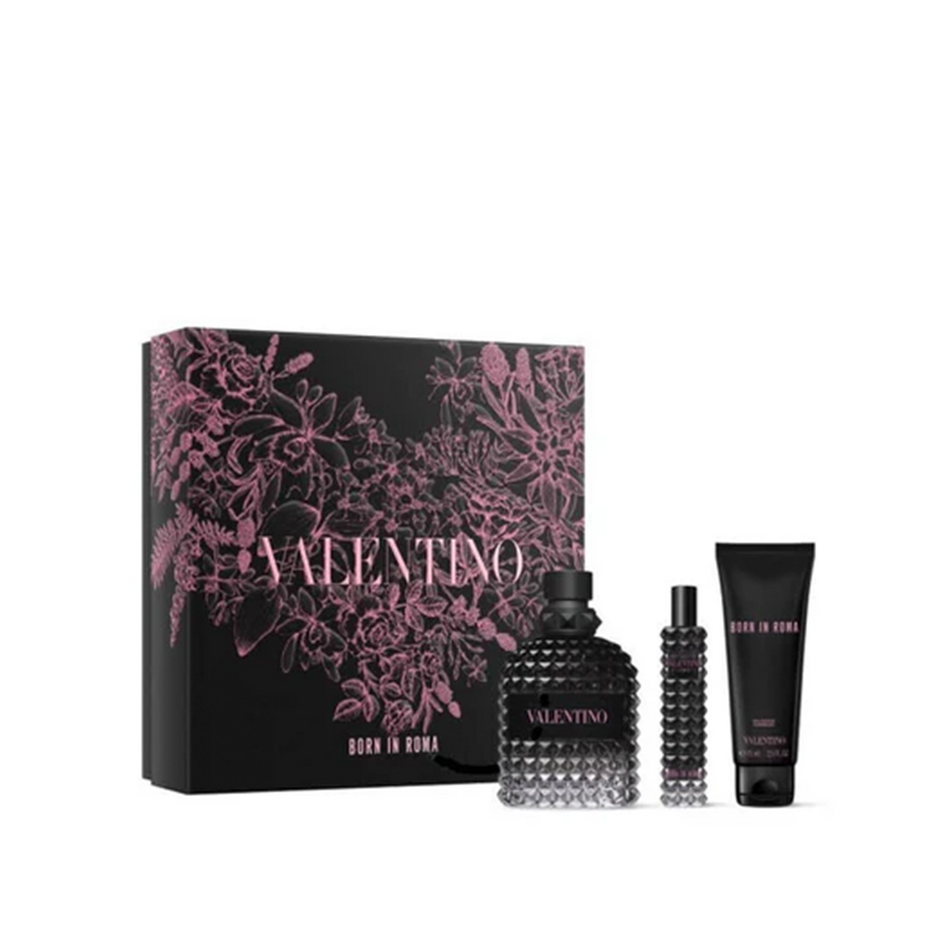 Valentino Uomo Born in Roma Eau De Toilette 3-Piece Gift Set for Men