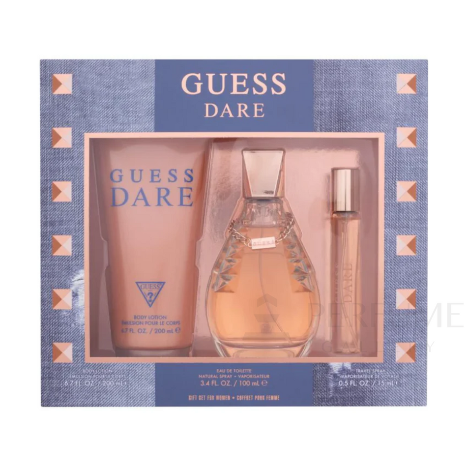 Guess Dare Eau De Toilette For Women 100ML 3Pcs Set