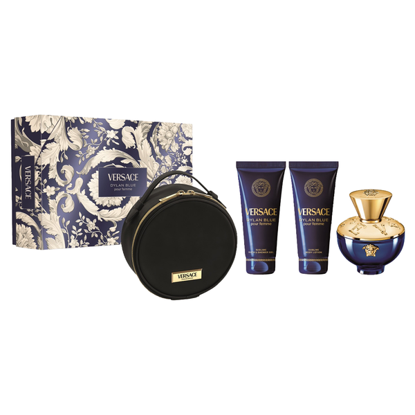 Versace Dylan Blue Pour Femme Eau De Parfum 4-Piece Gift Set for Women