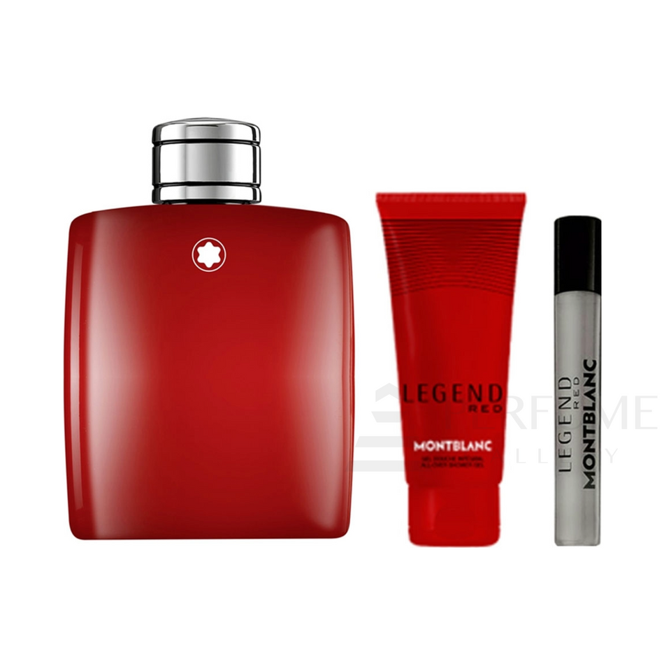 Mont Blanc Legend Red Eau De Parfum 3 Pcs Gift Set for Men