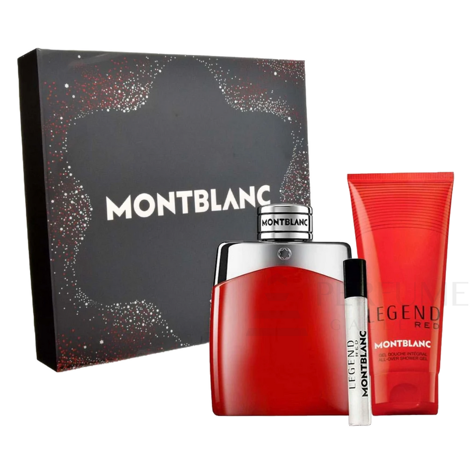 Mont Blanc Legend Red Eau De Parfum 3 Pcs Gift Set for Men