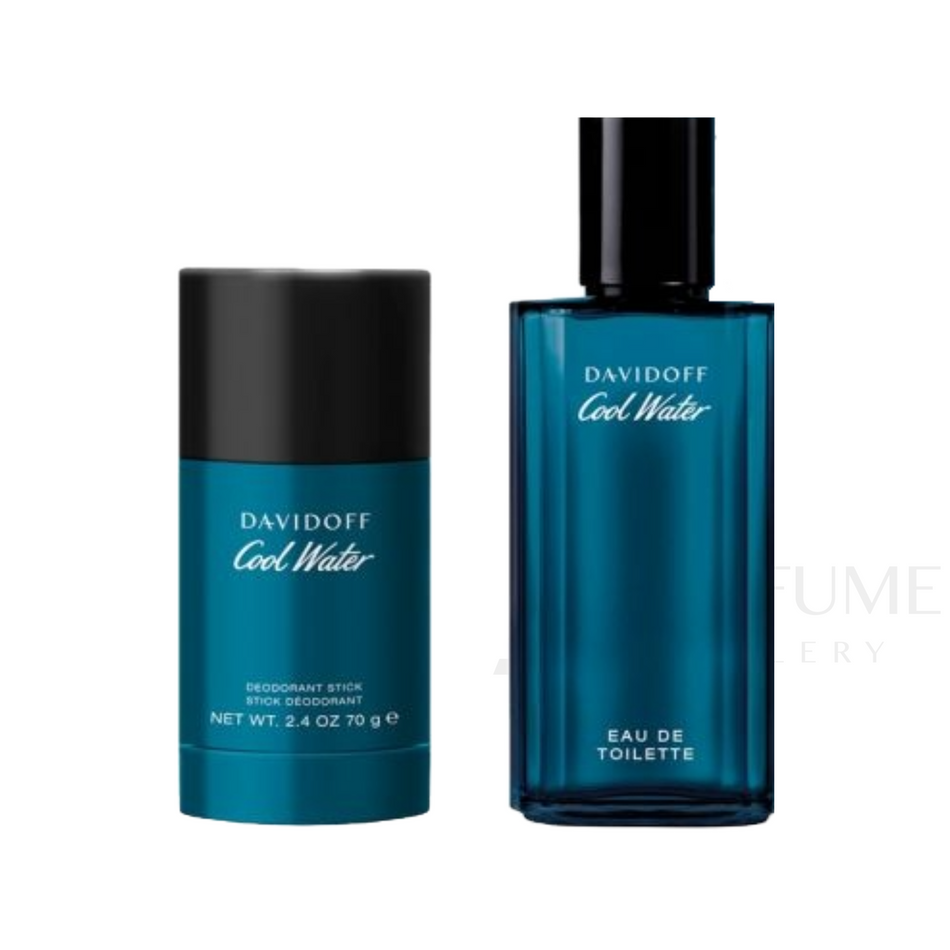 Davidoff Cool Water Eau De Toilette 2Pcs Gift Set for Men