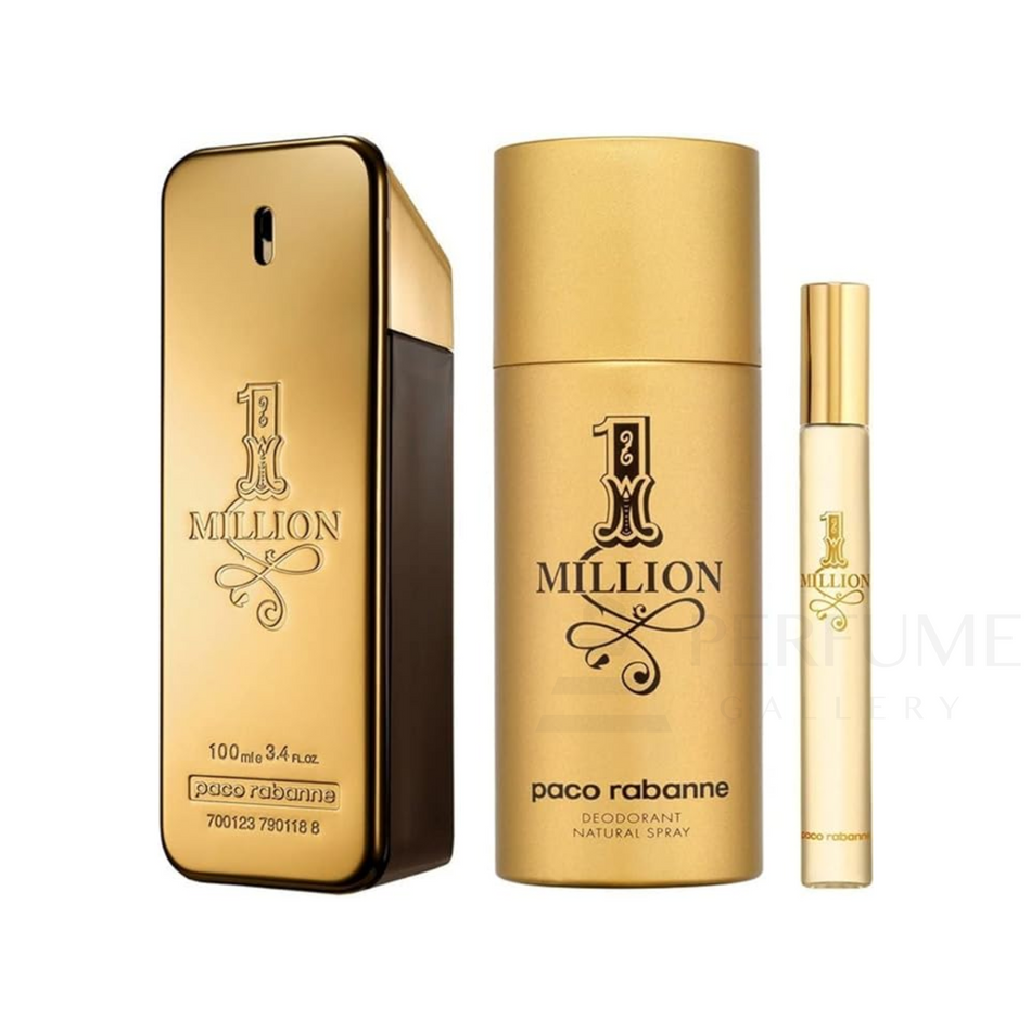 Копия набора Paco Rabanne 1 Million Parfum 100 мл для мужчин