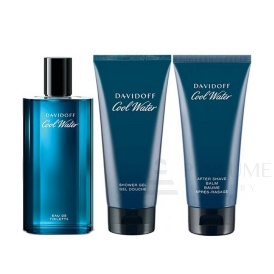 Davidoff Cool Water Eau De Toilette 3Pcs Gift Set for Men