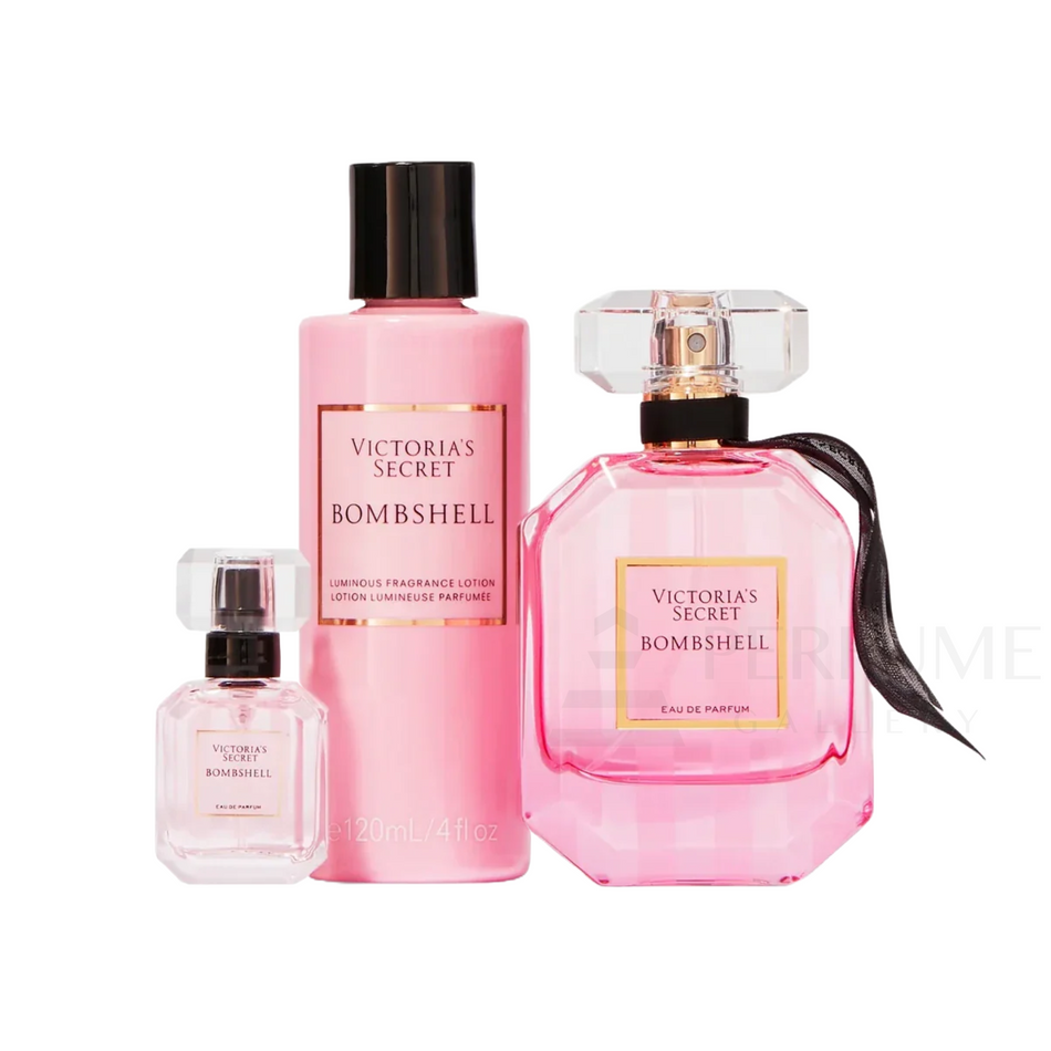 Victoria's Secret Bombshell Eau de Parfum for Women 3Pcs Gift Set