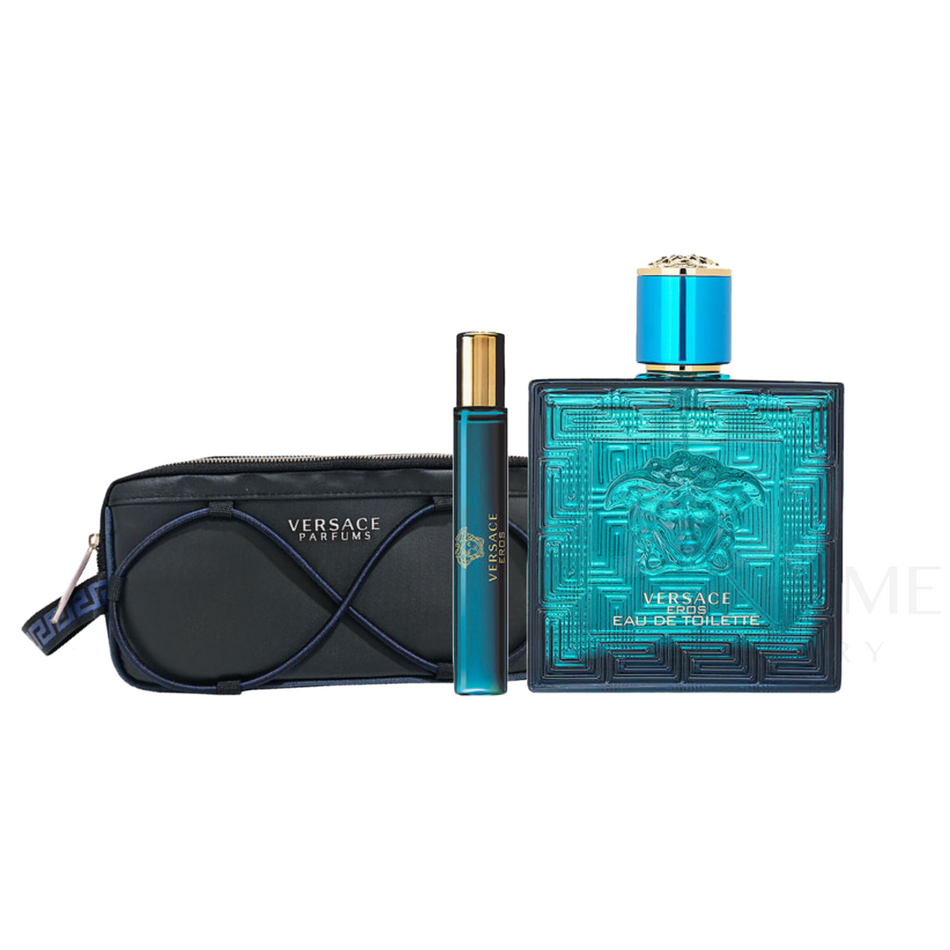 Versace Eros Eau de Parfum for Men 3 Pcs Gift Set