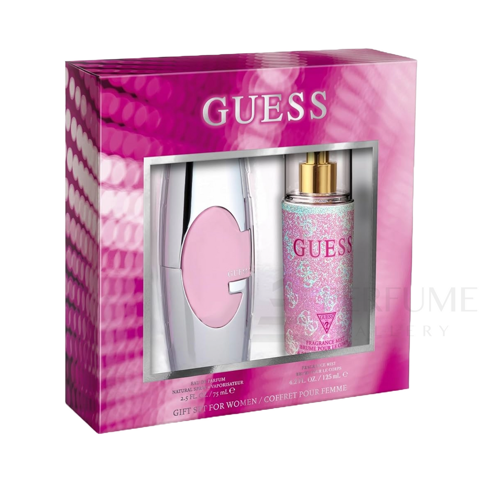 Guess Pink Eau De Parfume 2Pcs Gift Set For Women