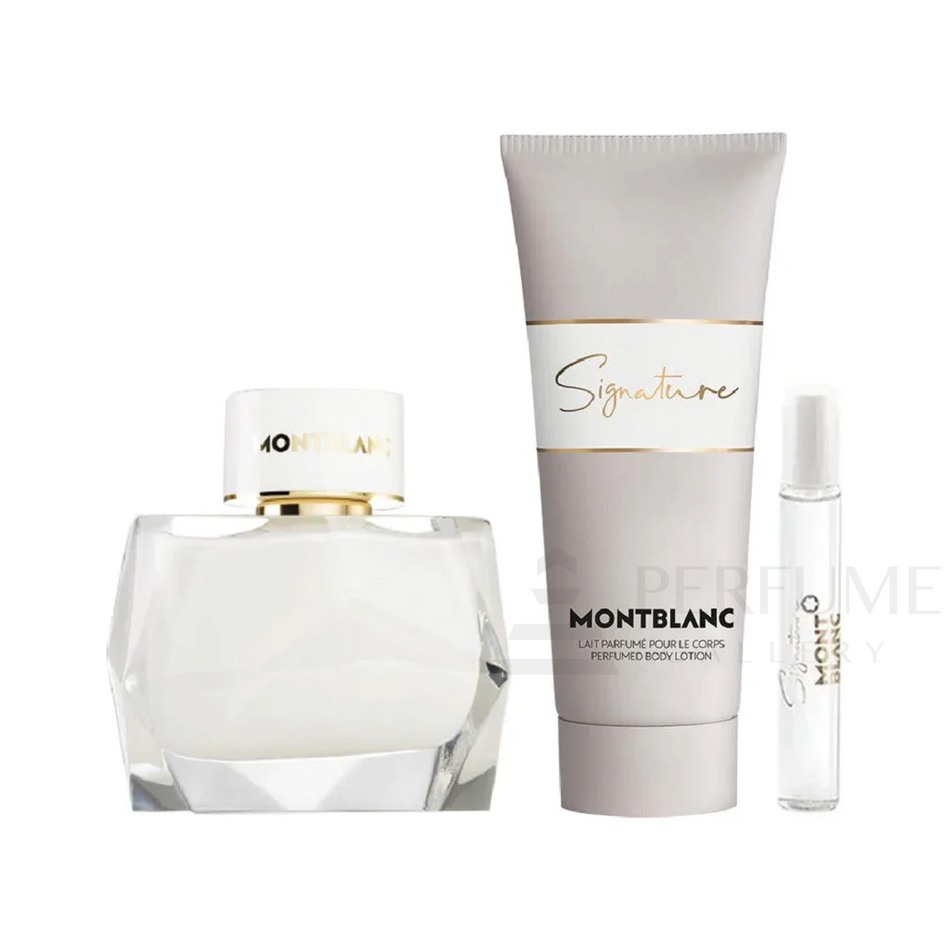 Mont Blanc Signature Eau De Parfum 3Pcs Gift Set For Women