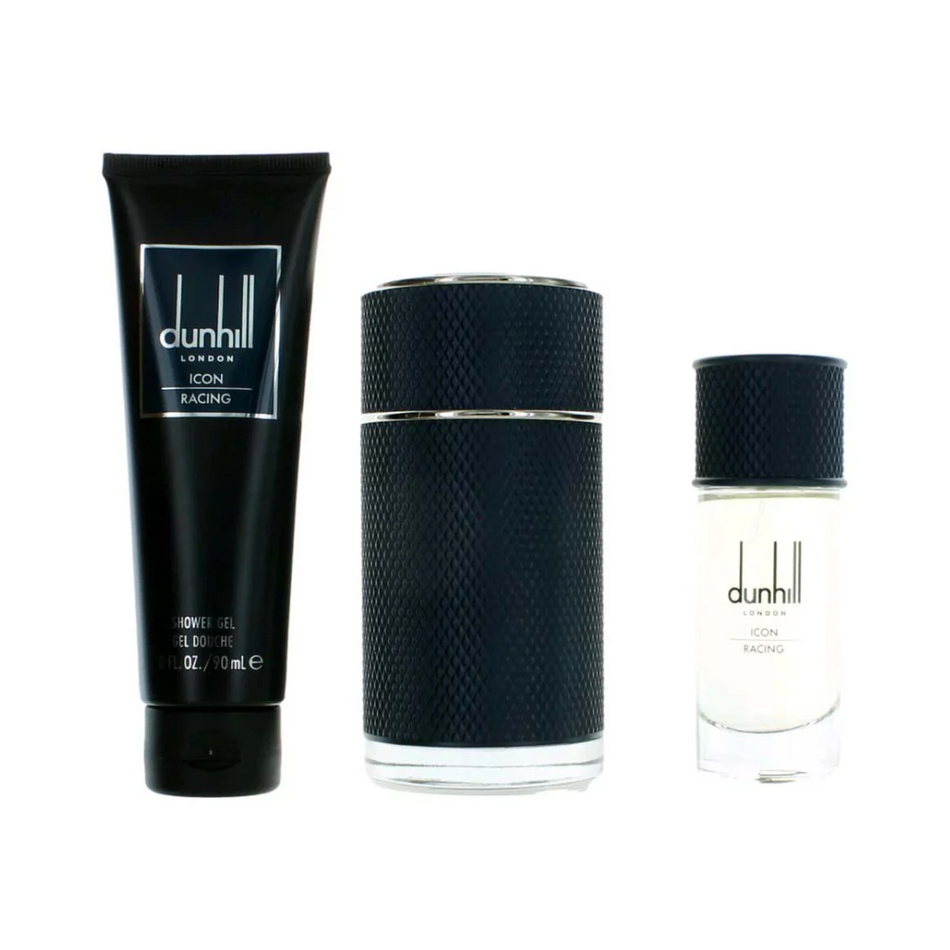 Dunhill London Icon Racing Blue Eau De Parfum for Men Set