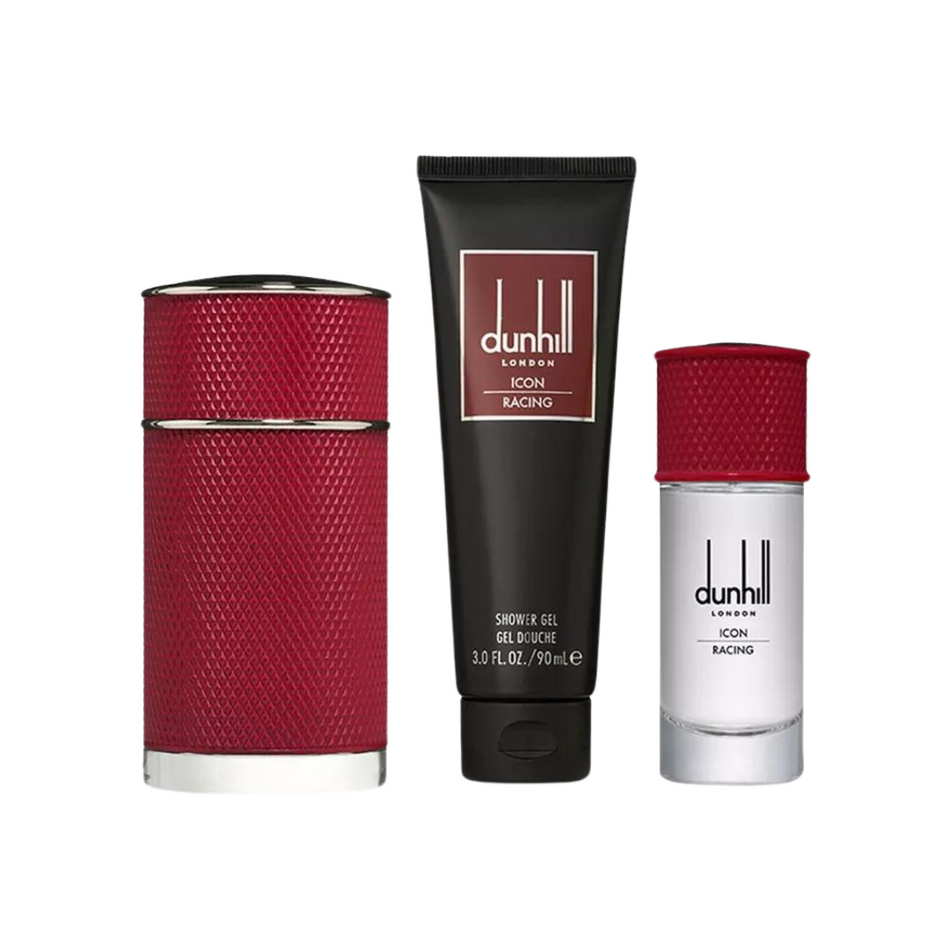 Dunhill London Icon Racing Red Eau De Parfum for Men 3 pcs Gift Set