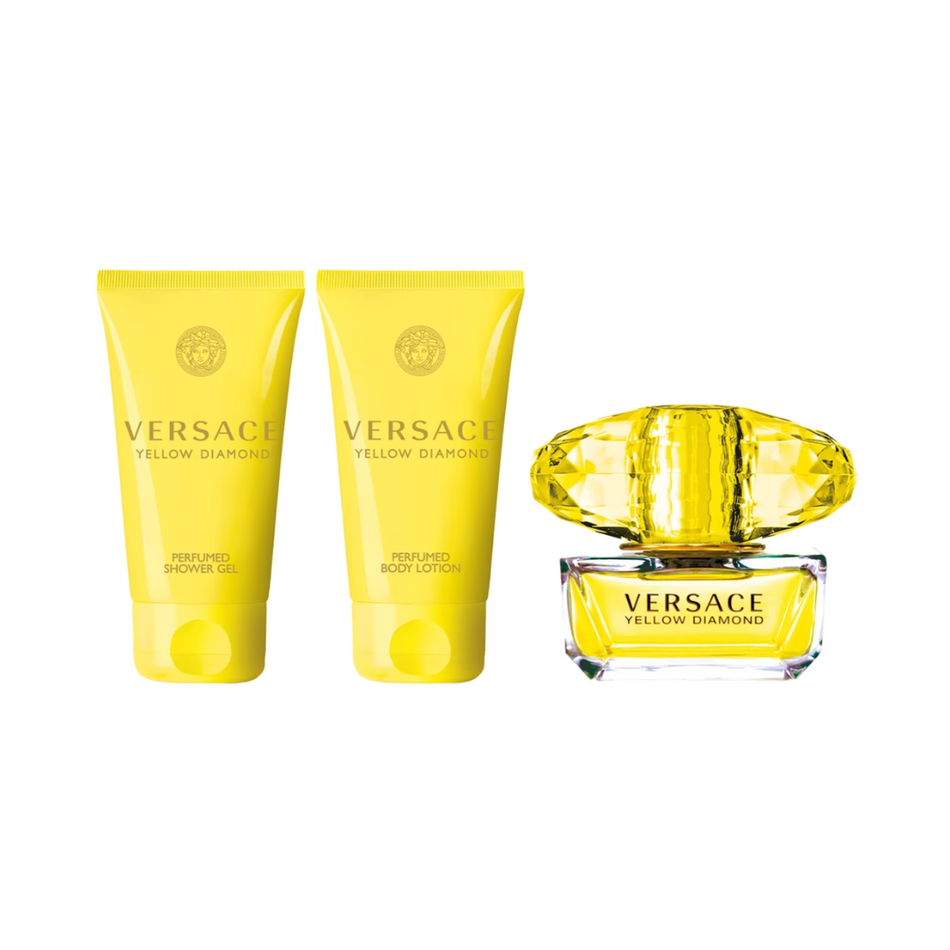 Versace Yellow Diamond Eau De Toilette 3-Piece Gift Set for Women