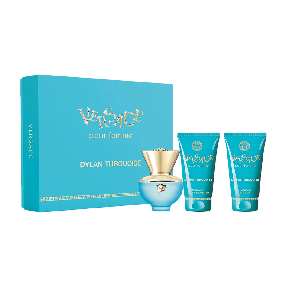 Versace Pour Femme Dylan Turquoise Eau De Toilette 3-Piece Gift Set for Women