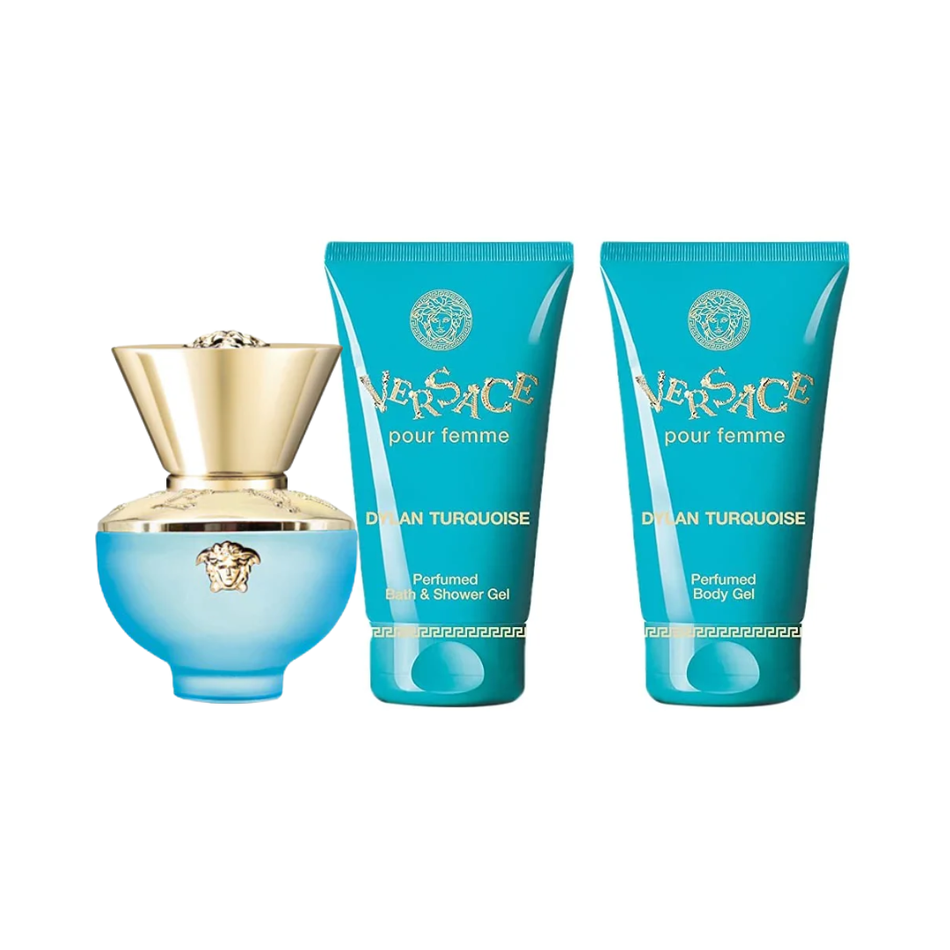 Versace Pour Femme Dylan Turquoise Eau De Toilette 3-Piece Gift Set for Women
