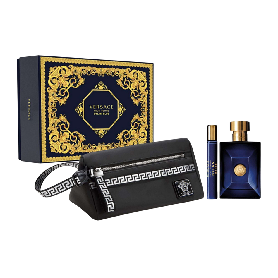 Versace Pour Homme Dylan Blue Eau De Toilette 3-Piece Gift Set for Men