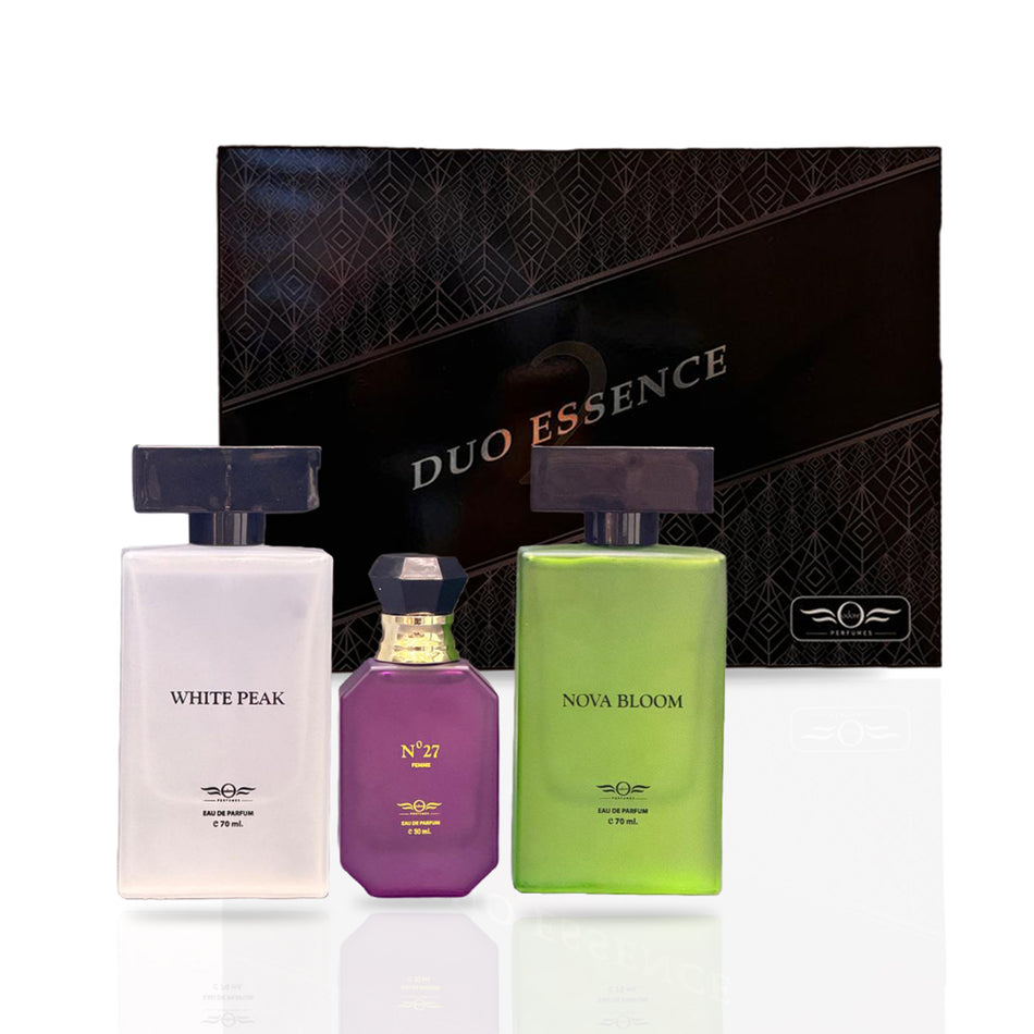 Odore Duo Essence Eau De Parfum 3-Piece Gift Set for Men and Women