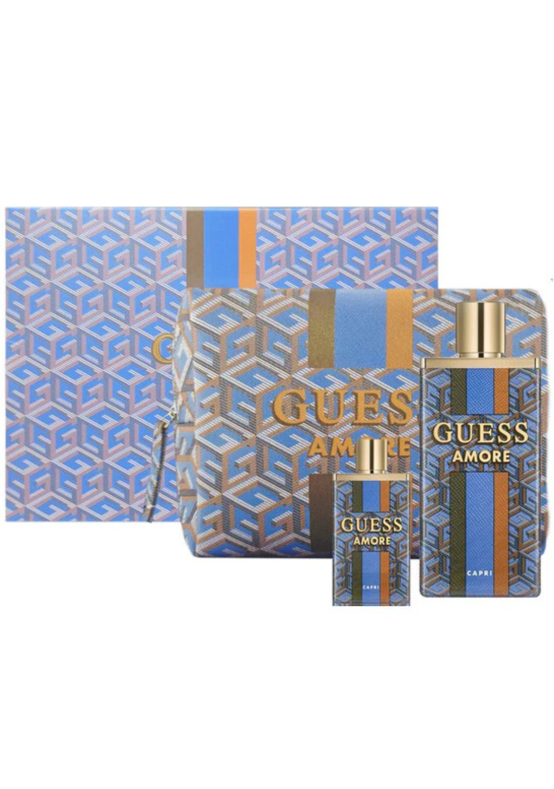 Guess Amore Capri Eau De Toilette 3-Piece Gift Set for Unisex