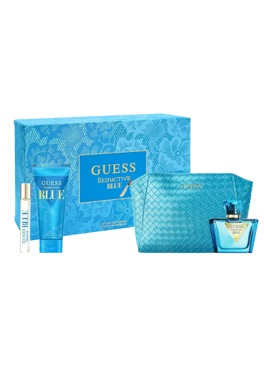 Guess Seductive Blue Eau De Toilette 4-Piece Gift Set For Women