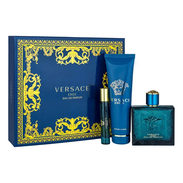 Versace Eros Eau de Parfum for Men 3 pcs Gift Set