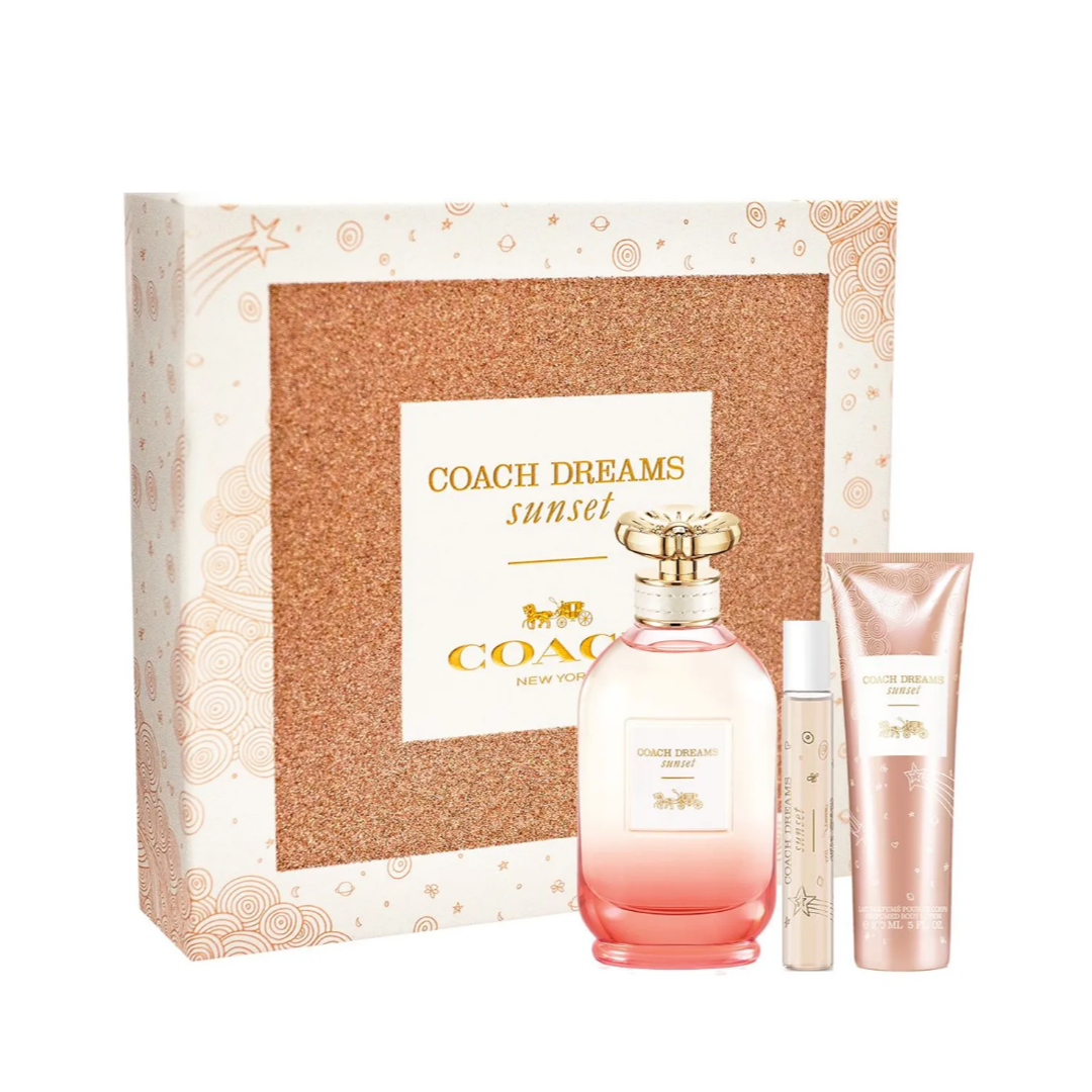 Coach Dreams Sunset For Women - Eau De Parfum Gift Set