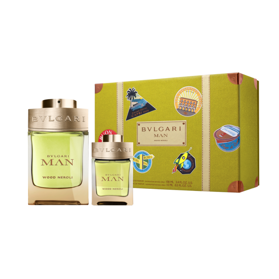 Bvlgari Wood Neroli Eau De Parfum for Men Set