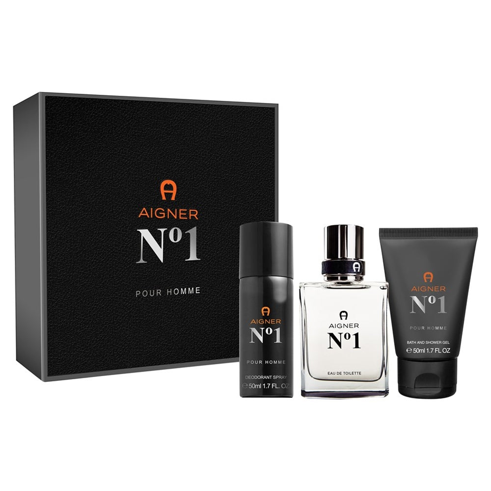 Aigner N°1 Eau De Toilette for Men Set