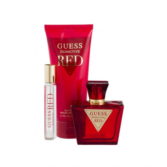 Guess Seductive Red Eau de Toilette Gift Set with Pouch Perfume